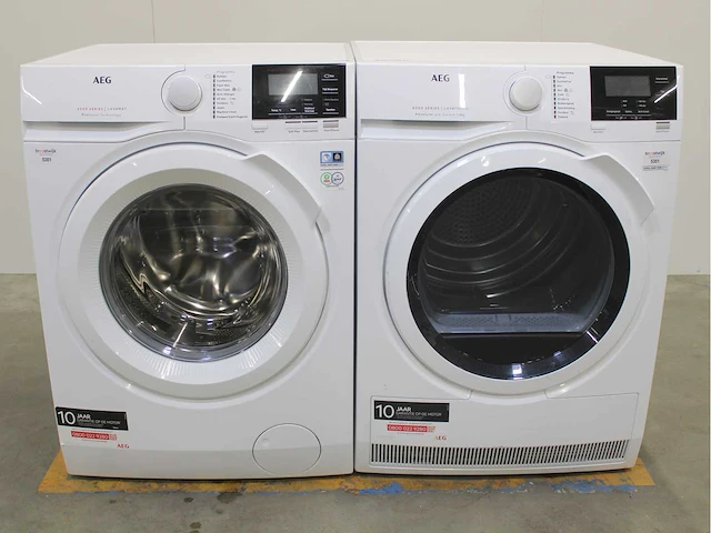 Aeg 6000 series | lavamat prosense technology wasmachine & aeg 8000 series | lavatherm absolutecare system wasdroger - afbeelding 1 van  8