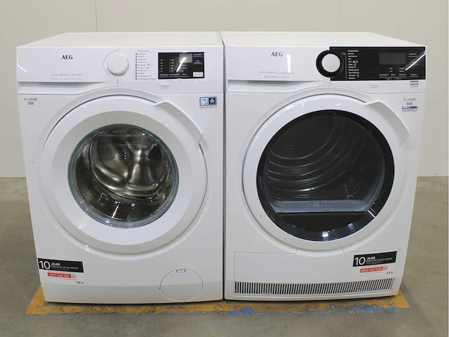 Aeg 6000 series | lavamat prosense technology wasmachine & aeg 8000 series | lavatherm absolutecare system wasdroger - afbeelding 1 van  8