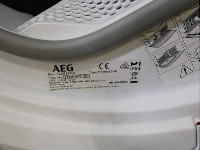 Aeg 6000 series | lavamat prosense technology wasmachine & aeg 8000 series | lavatherm absolutecare system wasdroger - afbeelding 8 van  8