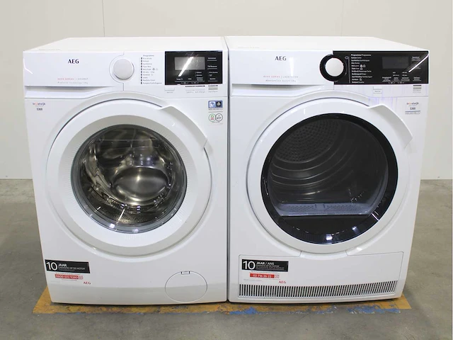 Aeg 6000 series | lavamat prosense technology wasmachine & aeg 8000 series | lavatherm absolutecare system wasdroger - afbeelding 1 van  8