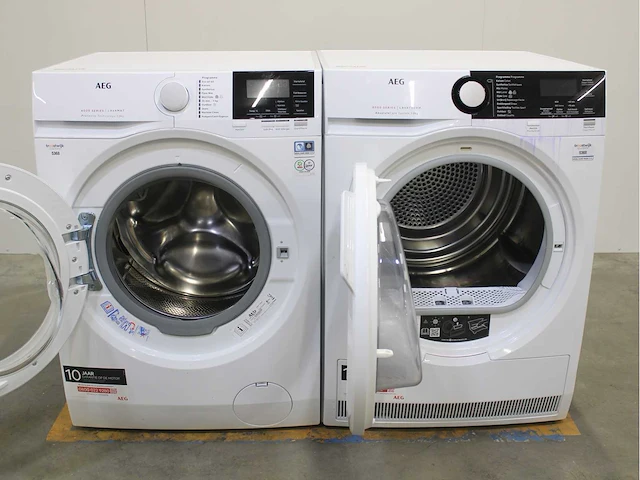 Aeg 6000 series | lavamat prosense technology wasmachine & aeg 8000 series | lavatherm absolutecare system wasdroger - afbeelding 2 van  8