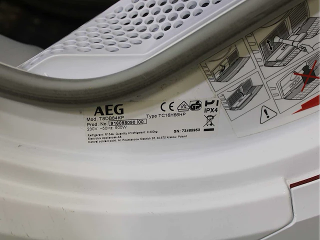 Aeg 6000 series | lavamat prosense technology wasmachine & aeg 8000 series | lavatherm absolutecare system wasdroger - afbeelding 8 van  8