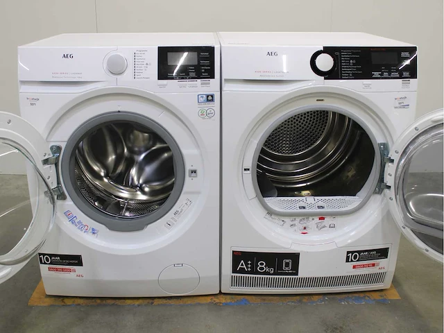 Aeg 6000 series | lavamat prosense technology wasmachine & aeg 8000 series | lavatherm absolutecare system wasdroger - afbeelding 2 van  8