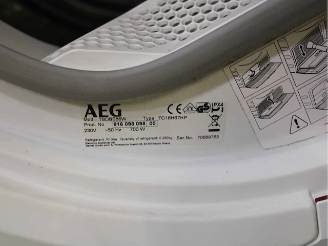 Aeg 6000 series | lavamat prosense technology wasmachine & aeg 8000 series | lavatherm absolutecare system wasdroger - afbeelding 8 van  8