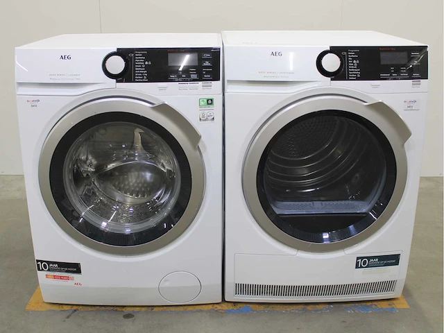 Aeg 6000 series | lavamat prosense technology wasmachine & aeg 8000 series | lavatherm absolutecare system wasdroger - afbeelding 1 van  8