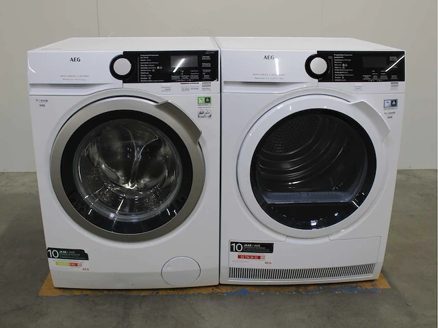 Aeg 6000 series | lavamat prosense technology wasmachine & aeg 8000 series | lavatherm absolutecare system wasdroger - afbeelding 1 van  8