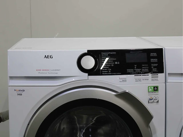 Aeg 6000 series | lavamat prosense technology wasmachine & aeg 8000 series | lavatherm absolutecare system wasdroger - afbeelding 3 van  8