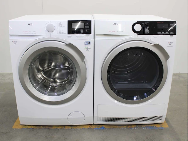 Aeg 6000 series | lavamat prosense technology wasmachine & aeg 8000 series | lavatherm absolutecare system wasdroger - afbeelding 1 van  8