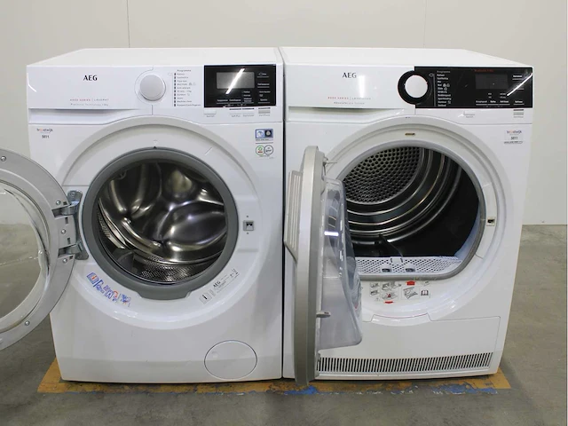 Aeg 6000 series | lavamat prosense technology wasmachine & aeg 8000 series | lavatherm absolutecare system wasdroger - afbeelding 2 van  8