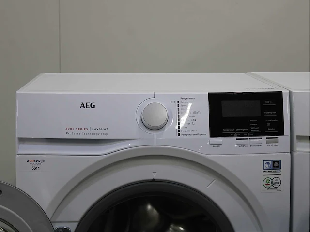 Aeg 6000 series | lavamat prosense technology wasmachine & aeg 8000 series | lavatherm absolutecare system wasdroger - afbeelding 3 van  8