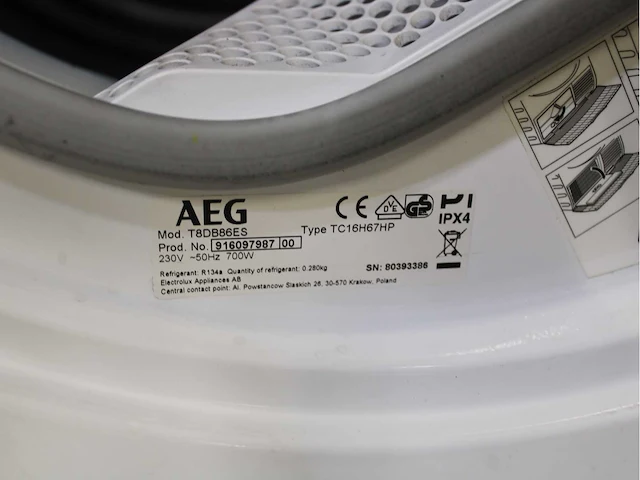 Aeg 6000 series | lavamat prosense technology wasmachine & aeg 8000 series | lavatherm absolutecare system wasdroger - afbeelding 8 van  8