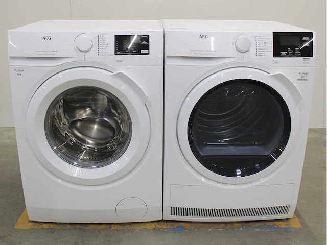 Aeg 6000 series | lavamat prosense technology wasmachine & aeg 8000 series | lavatherm absolutecare system wasdroger - afbeelding 1 van  8