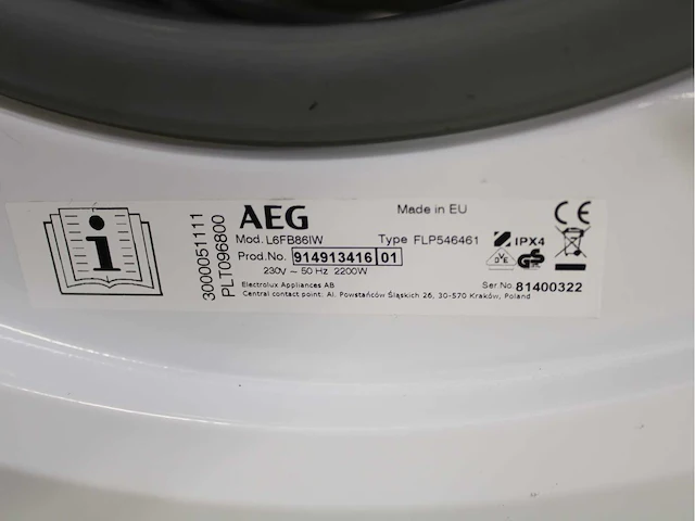 Aeg 6000 series | lavamat prosense technology wasmachine & aeg 8000 series | lavatherm absolutecare system wasdroger - afbeelding 5 van  8