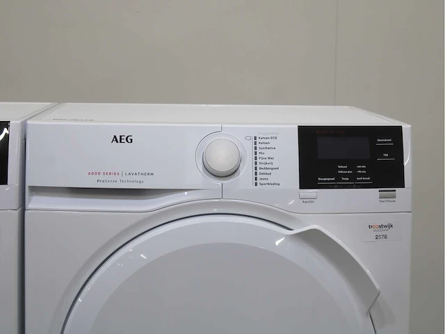 Aeg 6000 series | lavamat prosense technology wasmachines & aeg 6000 series | lavatherm prosense technology wasdrogers - afbeelding 6 van  8