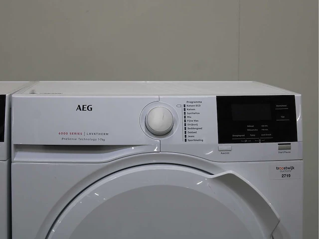 Aeg 6000 series | lavamat prosense technology wasmachines & aeg 6000 series | lavatherm prosense technology wasdrogers - afbeelding 6 van  8