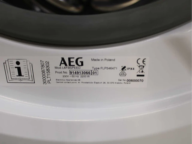 Aeg 6000 series | lavamat prosense technology wasmachines & aeg 6000 series | lavatherm prosense technology wasdrogers - afbeelding 5 van  8