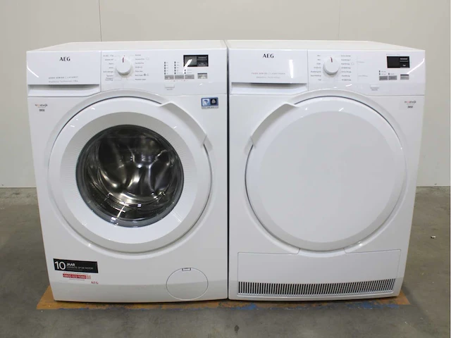 Aeg 6000 series | lavamat prosense technology wasmachines & aeg 7000 series | lavatherm sensidry technology wasdrogers - afbeelding 1 van  8