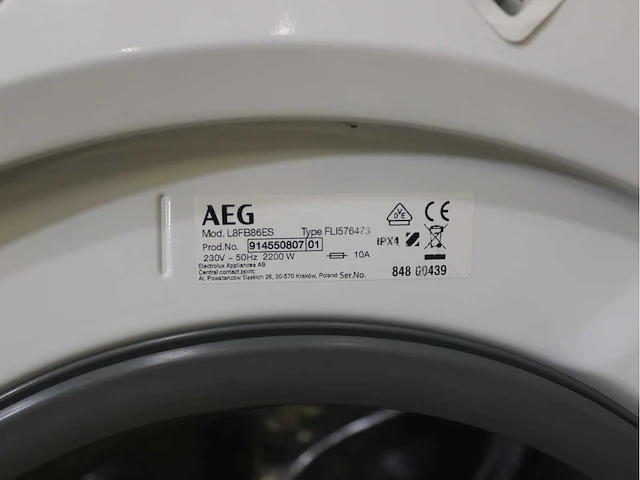 Aeg 6000 series | lavamat prosense technology wasmachines & aeg 8000 series | lavatherm absolutecare system wasdrogers - afbeelding 5 van  8