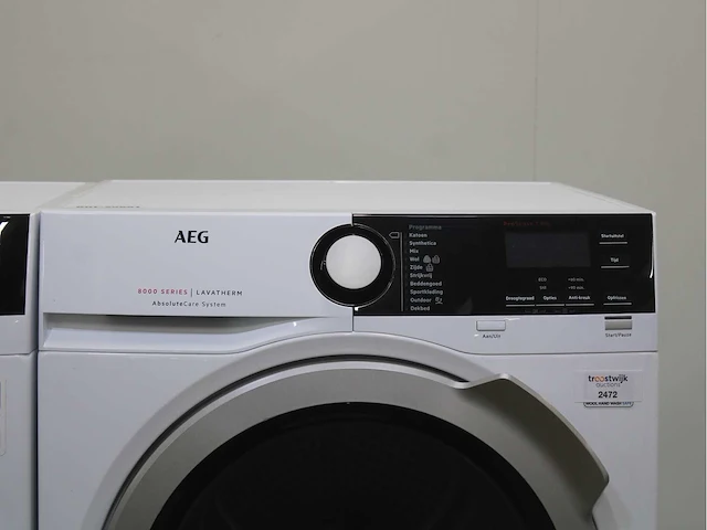 Aeg 6000 series | lavamat prosense technology wasmachines & aeg 8000 series | lavatherm absolutecare system wasdrogers - afbeelding 6 van  8