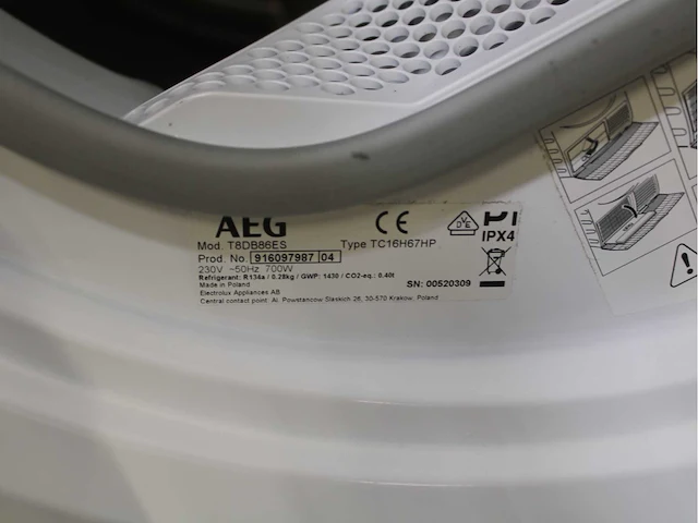 Aeg 6000 series | lavamat prosense technology wasmachines & aeg 8000 series | lavatherm absolutecare system wasdrogers - afbeelding 8 van  8
