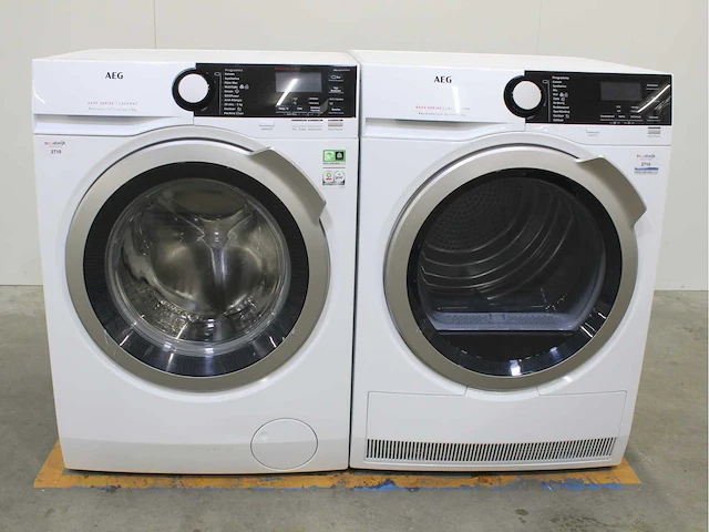 Aeg 6000 series | lavamat prosense technology wasmachines & aeg 8000 series | lavatherm absolutecare system wasdrogers - afbeelding 1 van  8