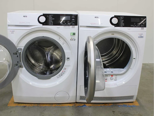 Aeg 6000 series | lavamat prosense technology wasmachines & aeg 8000 series | lavatherm absolutecare system wasdrogers - afbeelding 2 van  8