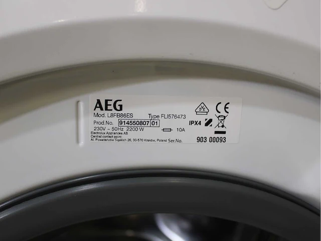 Aeg 6000 series | lavamat prosense technology wasmachines & aeg 8000 series | lavatherm absolutecare system wasdrogers - afbeelding 5 van  8
