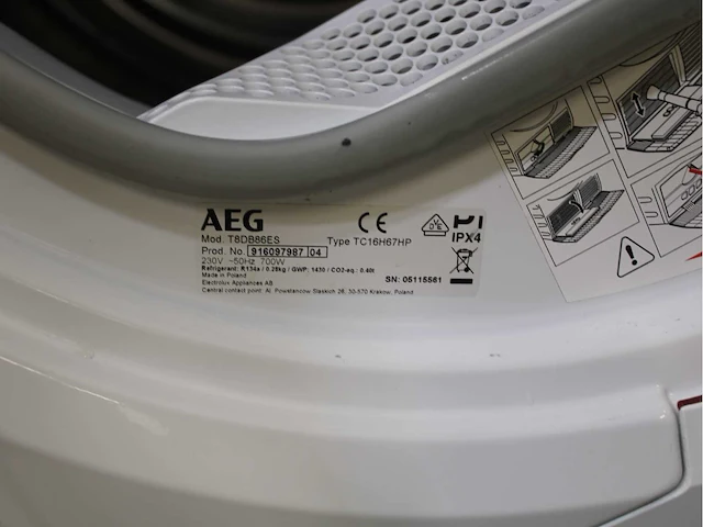Aeg 6000 series | lavamat prosense technology wasmachines & aeg 8000 series | lavatherm absolutecare system wasdrogers - afbeelding 8 van  8