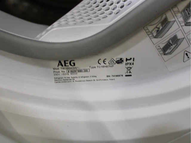 Aeg 6000 series | lavamat prosense technology wasmachines & aeg 8000 series | lavatherm absolutecare system wasdrogers - afbeelding 8 van  8