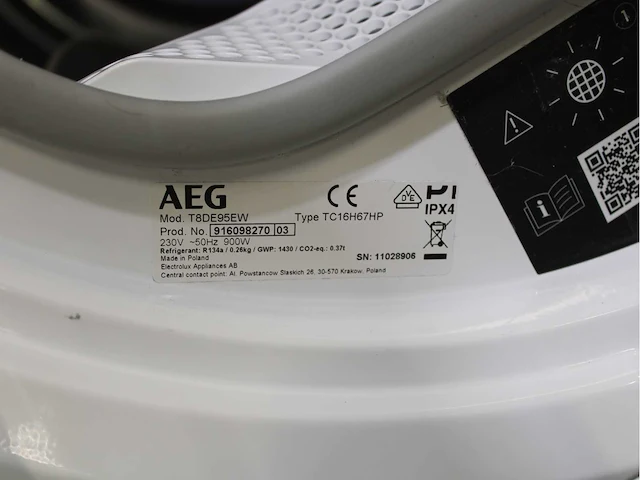 Aeg 6000 series | lavamat prosense technology wasmachines & aeg 8000 series | lavatherm absolutecare system wasdrogers - afbeelding 6 van  6