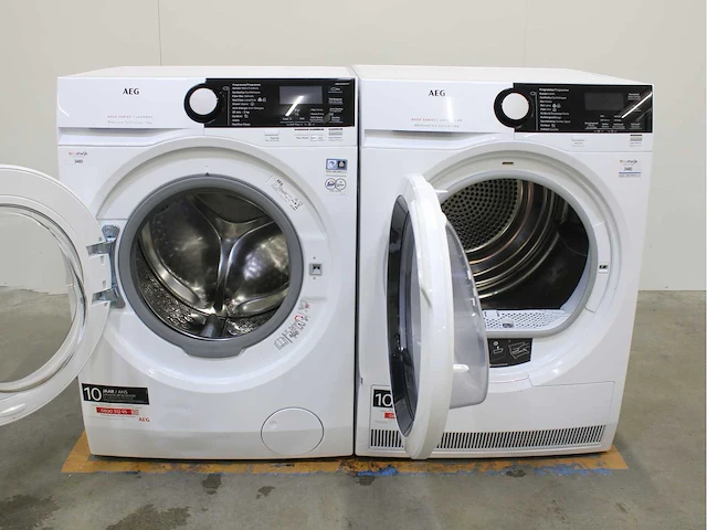 Aeg 6000 series | lavamat prosense technology wasmachines & aeg 8000 series | lavatherm absolutecare system wasdrogers - afbeelding 2 van  8