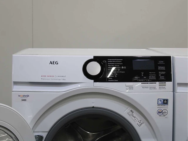 Aeg 6000 series | lavamat prosense technology wasmachines & aeg 8000 series | lavatherm absolutecare system wasdrogers - afbeelding 3 van  8