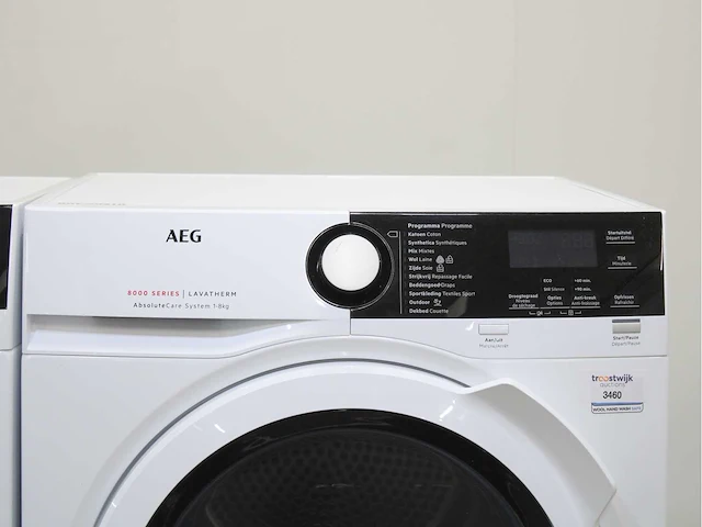 Aeg 6000 series | lavamat prosense technology wasmachines & aeg 8000 series | lavatherm absolutecare system wasdrogers - afbeelding 6 van  8