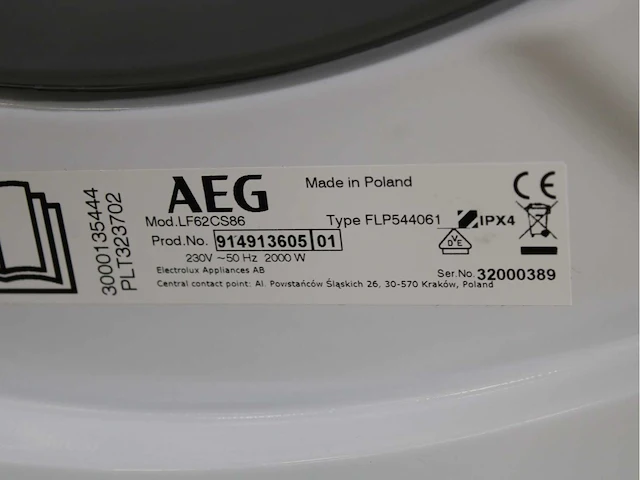 Aeg 6000 series | lavamat prosense technology wasmachines - afbeelding 4 van  6