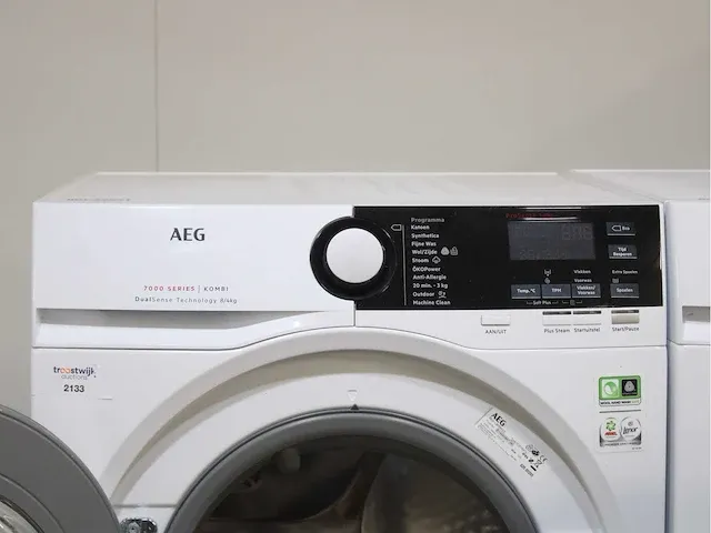 Aeg 7000 series | kombi dualsense technology wasmachine & aeg 8000 series | lavatherm absolutecare system droger - afbeelding 3 van  8