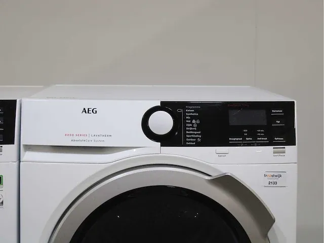 Aeg 7000 series | kombi dualsense technology wasmachine & aeg 8000 series | lavatherm absolutecare system droger - afbeelding 6 van  8