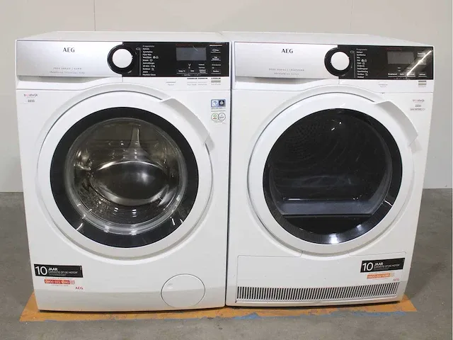Aeg 7000 series | kombi dualsense technology wasmachine & aeg 8000 series | lavatherm absolutecare system droger - afbeelding 1 van  8