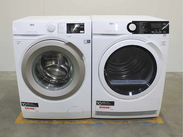 Aeg 7000 series | kombi dualsense technology wasmachine & aeg 8000 series | lavatherm absolutecare system wasdroger - afbeelding 1 van  8