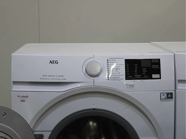 Aeg 7000 series | kombi dualsense technology wasmachine & aeg 8000 series | lavatherm absolutecare system wasdroger - afbeelding 3 van  8