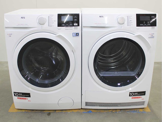 Aeg 7000 series | kombi dualsense technology wasmachine & aeg 8000 series | lavatherm absolutecare system wasdroger - afbeelding 1 van  8