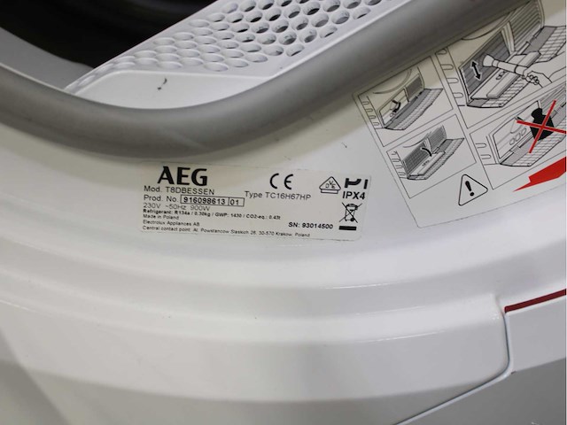 Aeg 7000 series | kombi dualsense technology wasmachine & aeg 8000 series | lavatherm absolutecare system wasdroger - afbeelding 8 van  8