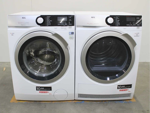 Aeg 7000 series | lavamat prosteam technology autodose wasmachine & aeg 8000 series | lavatherm absolutecare system wasdroger - afbeelding 1 van  8