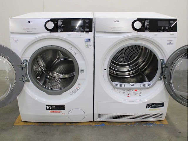Aeg 7000 series | lavamat prosteam technology autodose wasmachine & aeg 9000 series | lavatherm fiberpro system 3dscan technology wasdroger - afbeelding 2 van  8