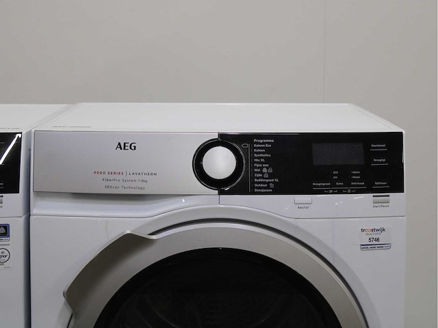 Aeg 7000 series | lavamat prosteam technology autodose wasmachine & aeg 9000 series | lavatherm fiberpro system 3dscan technology wasdroger - afbeelding 6 van  8