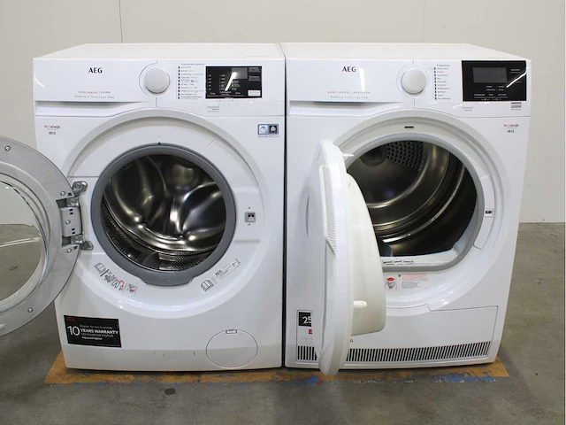 Aeg 7000 series | lavamat prosteam technology wasmachine & aeg 6000 series | lavatherm prosense technology wasdroger - afbeelding 2 van  8