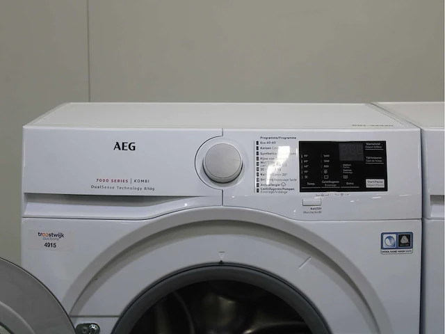 Aeg 7000 series | lavamat prosteam technology wasmachine & aeg 6000 series | lavatherm prosense technology wasdroger - afbeelding 3 van  8