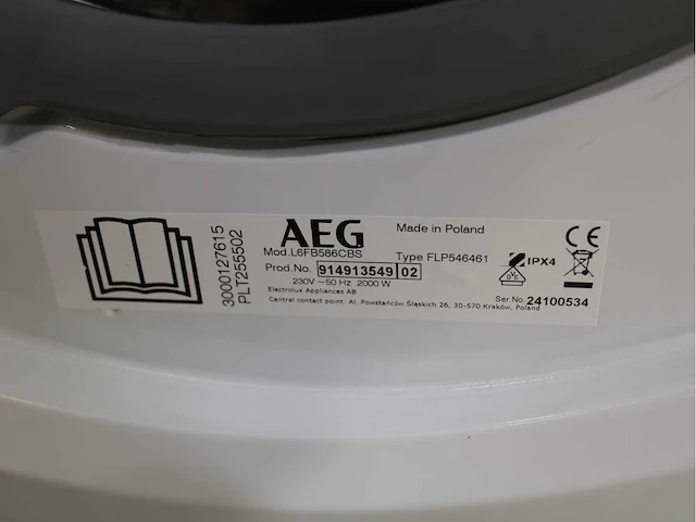Aeg 7000 series | lavamat prosteam technology wasmachine & aeg 6000 series | lavatherm prosense technology wasdroger - afbeelding 5 van  8