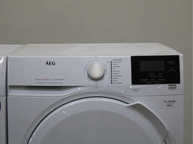 Aeg 7000 series | lavamat prosteam technology wasmachine & aeg 6000 series | lavatherm prosense technology wasdroger - afbeelding 6 van  8