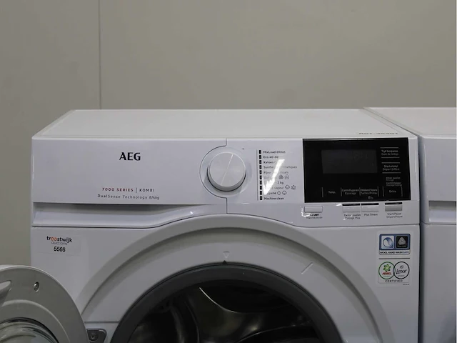 Aeg 7000 series | lavamat prosteam technology wasmachine & aeg 6000 series | lavatherm prosense technology wasdroger - afbeelding 3 van  7