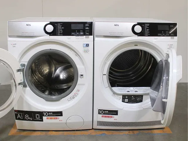 Aeg 7000 series | lavamat prosteam technology wasmachine & aeg 8000 series | lavatherm absolutecare system droger - afbeelding 2 van  8